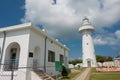 Eluanbi Lighthouse at Eluanbi Park in Hengchun Township, Pingtung County, Taiwan. It was originally built in 1883 Royalty Free Stock Photo