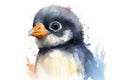 Pinguin Watercolor