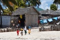 Pingwe village, Zanzibar, Tanzania, Africa Royalty Free Stock Photo