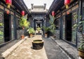 Pingyao Ancient City architecture and ornaments, Shanxi, China Royalty Free Stock Photo