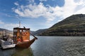 Boat in Douro river in Pinhao, Portugal