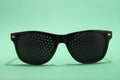 Pinhole glasses for eyes theraphy