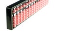 Pink abacus japan calculator isolated