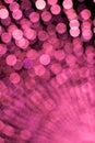 Pink abstract background of blue bokeh defocused blurred lights