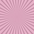 Pink abstract dynamic sun rays background - retro design Royalty Free Stock Photo