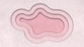 Pink abstract liquid papercut background