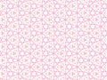 Pink Abstract Mandala or Ikat Wallpaper Pattern Background Royalty Free Stock Photo