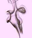 Pink abstraction smoke illusion