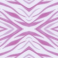 Pink Africa Print. Watercolor Animal Fur Pattern.