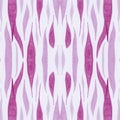 Pink Africa Print. Watercolor Animal Zebra Skin