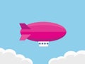Airship vector illustration Royalty Free Stock Photo
