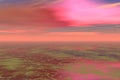 Pink alien skys