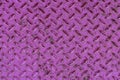 Pink aluminium with rhombus shapes texture for background