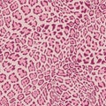 Pink Animal Leopard Seamless Background