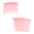 Pink apricot watercolor spot, hand drawn watercolor stain brush