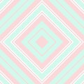 Pink Argyle Diagonal Stripes seamless pattern background