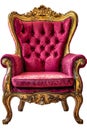 pink armchair, AI generated Royalty Free Stock Photo