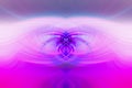 Pink artistic conversion to create an interesting twirl effect Royalty Free Stock Photo