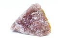 Pink aventurine, strawberry quartz raw crystal Royalty Free Stock Photo