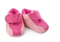 Pink baby shoes Royalty Free Stock Photo