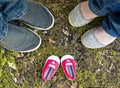 Pink Baby Shoes Royalty Free Stock Photo