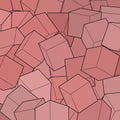 Pink background from cubes. polygonal style. Design element. eps 10