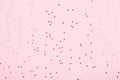 Pink background with red star glitter. Royalty Free Stock Photo