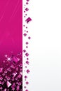 a pink background with diamonds and sparkles Royalty Free Stock Photo