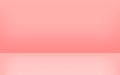 Pink background with gradient in empty studio room for shooting, promote, banner, dvertising Royalty Free Stock Photo