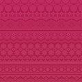 Pink background of lace trims. Royalty Free Stock Photo