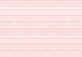 Pink background of lace trims. Royalty Free Stock Photo