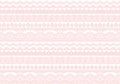 Pink background of lace trims. Royalty Free Stock Photo