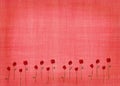 Pink background with roses Royalty Free Stock Photo