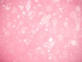 Pink background with soft bokeh lights Royalty Free Stock Photo