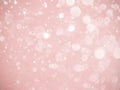 Pink background with soft bokeh lights Royalty Free Stock Photo