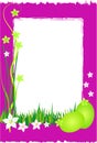 Pink background spring Easter Royalty Free Stock Photo