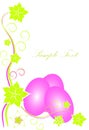 Pink background spring Easter Royalty Free Stock Photo