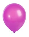 Pink balloon isolated on white