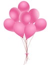 Pink balloon png file clipart transparent vector illustration