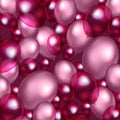 Pink balloons background for celebration