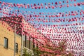 Pink Balls in Montreal Gay Village Royalty Free Stock Photo