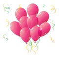 Pink baloons