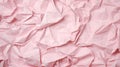 Pink banner template. Crumpled paper texture background. Light colored old creased and wrinkled paper abstract Royalty Free Stock Photo