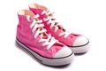 Pink Basketball Shoes Royalty Free Stock Photo