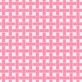 Pink basketweave seamless pattern Royalty Free Stock Photo