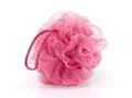 Pink bath puff Royalty Free Stock Photo