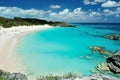 Pink beach in Bermuda islands Royalty Free Stock Photo