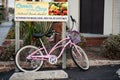 Pink Beach Cruiser bike in Carlsbad
