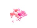 Pink Bead Collection Royalty Free Stock Photo