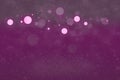 Pink beautiful shiny glitter lights defocused bokeh abstract background with falling snow flakes fly, celebratory mockup texture Royalty Free Stock Photo